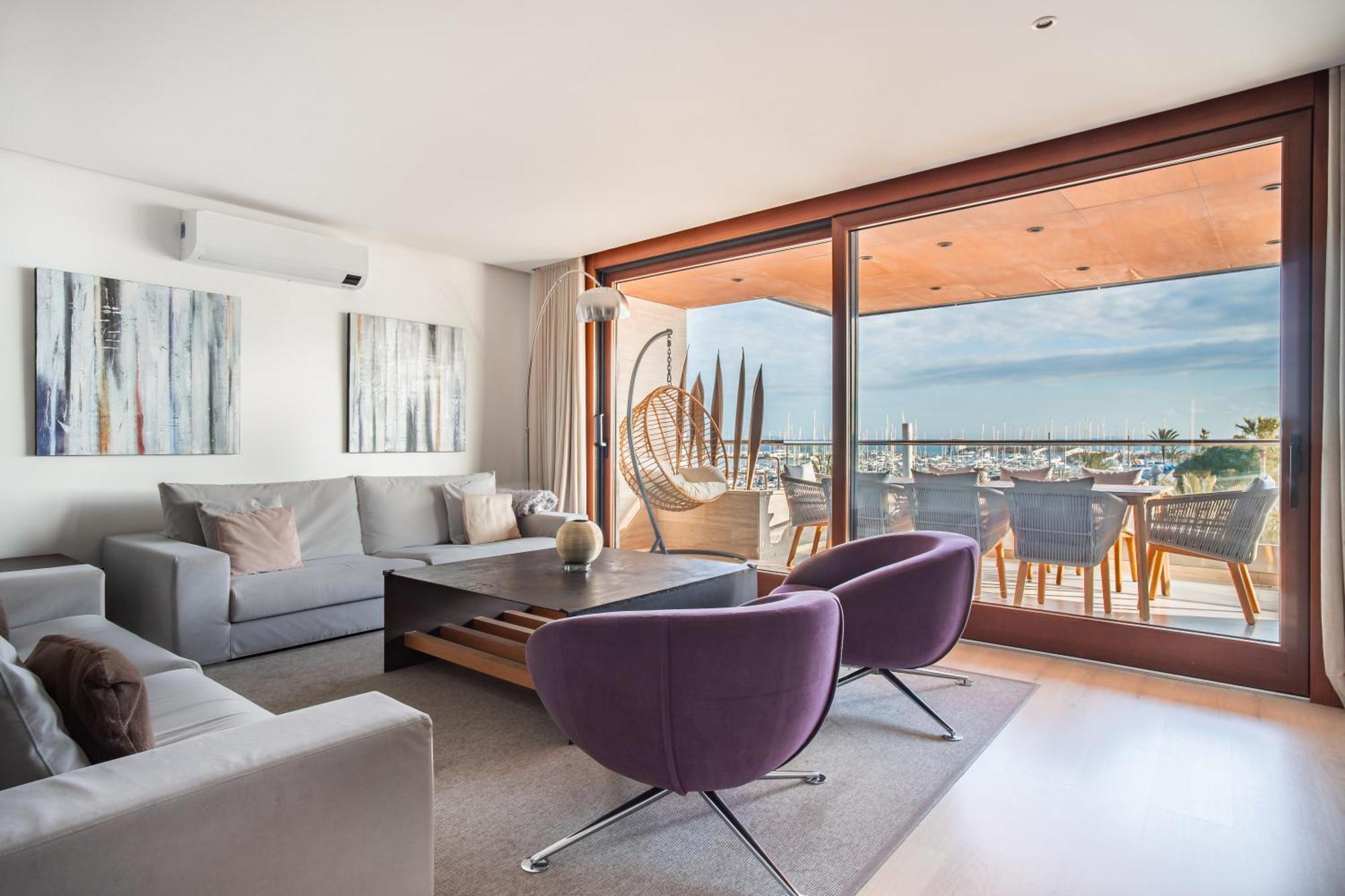 Luxury Sea View Apartment In Puerto De Alcudia Eksteriør bilde